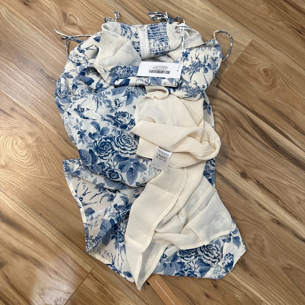 Reformation Kourtney Dress in Pompadour - Picture 8 of 12